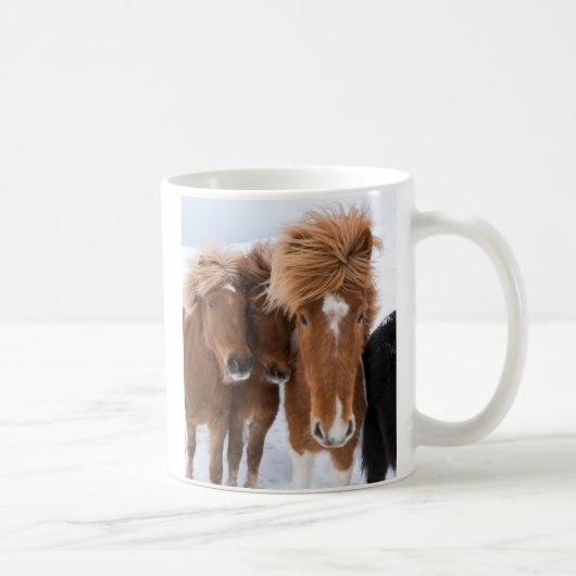 アイスランドの馬の鼻づら、アイスランド コーヒーマグカップ (右)