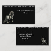 アイスランドの馬をブラナ 名刺 (正面/裏面)