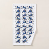 アイスランドの馬を告げるスタリー・ナイト・カリスマ バスタオルセット (ハンドタオル)