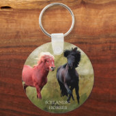 アイスランドの馬 キーホルダー (正面)