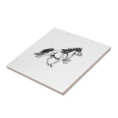 アイスランドの馬 タイル (側面)