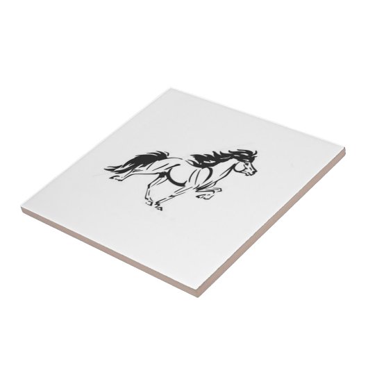 アイスランドの馬 タイル (側面)