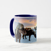 アイスランドの馬 マグカップ (正面左)