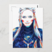 アイスランドの魔女 ポストカード (正面/裏面)