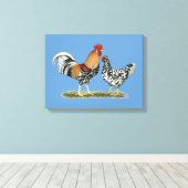 アイスランドの鶏 キャンバスプリント (インサイチュ (ウッドフロア))
