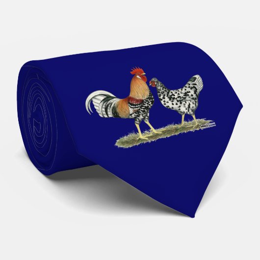アイスランドの鶏 ネクタイ (ロール)