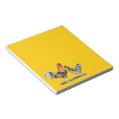 アイスランドの鶏 ノートパッド (アングル)