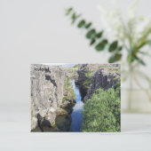 アイスランドのFlosagja Canyon in Singvellir ポストカード (スタンド正面)