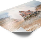 アイスランドのHverir地熱地区フマロール フォトプリント (角)