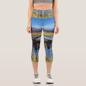 アイスランドのSaudarkrourとSkagafjordurを見る カプリレギンス (正面)