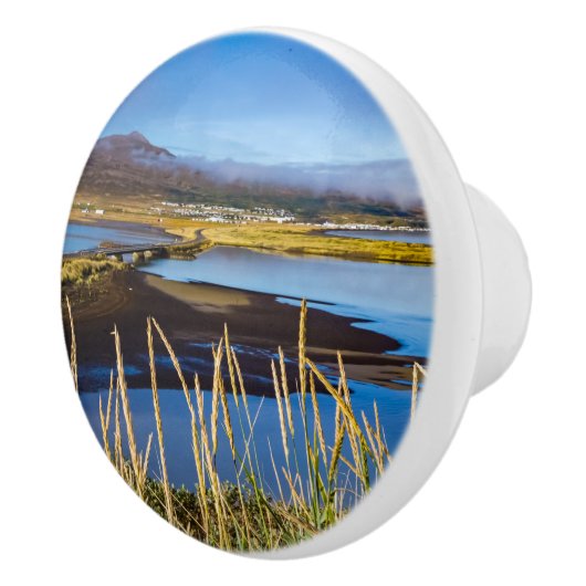 アイスランドのSaudarkrourとSkagafjordurを見る セラミックノブ (右)