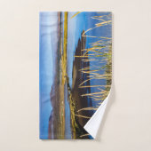 アイスランドのSaudarkrourとSkagafjordurを見る バスタオルセット (ハンドタオル)