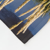 アイスランドのSaudarkrourとSkagafjordurを見る フリースブランケット (角)