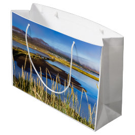 アイスランドのSaudarkrourとSkagafjordurを見る ラージペーパーバッグ