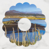 アイスランドのSaudarkrourとSkagafjordurを見る ワイングラスタグ (裏面)