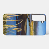 アイスランドのSaudarkrourとSkagafjordurを見る Samsung Galaxyケース (裏面横)