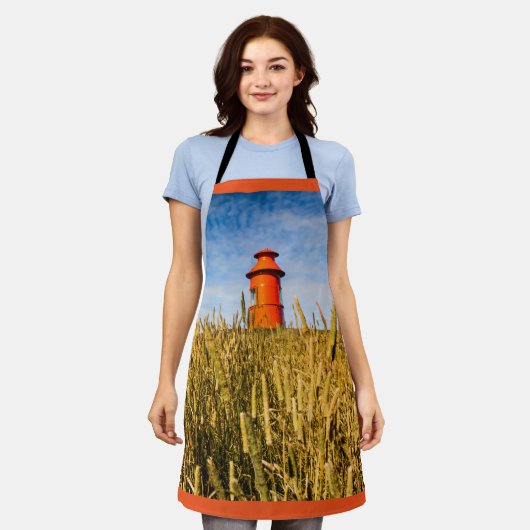 アイスランドのStykkkisholmurにある灯台 エプロン (着用した状態)
