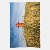 アイスランドのStykkkisholmurにある灯台 キッチンタオル (縦)