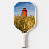 アイスランドのStykkkisholmurにある灯台 ピックルボールラケット (裏面)