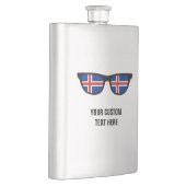 アイスランドはカスタムなフラスコを影で覆います フラスク (右)