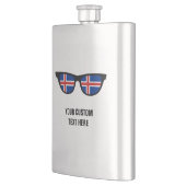 アイスランドはカスタムなフラスコを影で覆います フラスク (左)