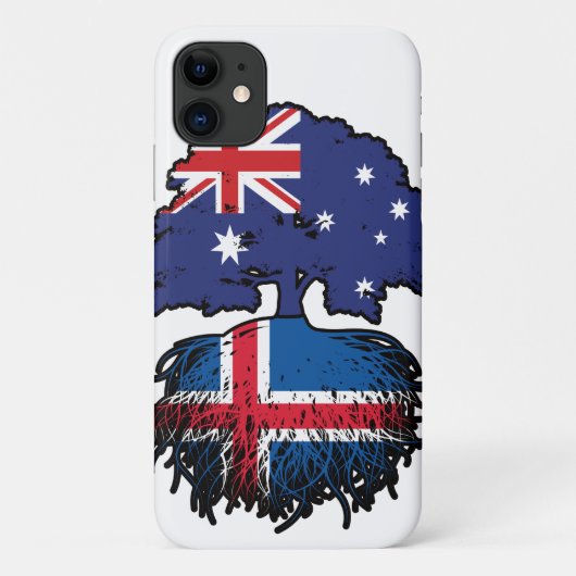 アイスランドアイスランドオーストラリアツリールーツ Case-Mate iPhoneケース (裏面)