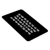 アイスランドアルファベット[イスレンスカスタフロフィオ] マグネット (右側)