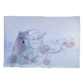 アイスランドアークティックキツネ 枕カバー (裏面)