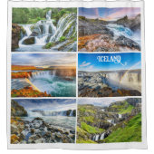 アイスランドウォーターフォールズ シャワーカーテン (正面)