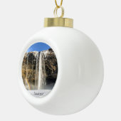 アイスランドウォーターフォール – セラミックオーナメント セラミックボールオーナメント (右)