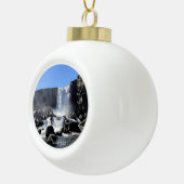 アイスランドウォーターフォール – セラミックオーナメント セラミックボールオーナメント (右)
