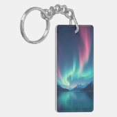 アイスランドオーロラ キーホルダー (正面左)