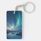 アイスランドオーロラ キーホルダー (裏面)