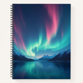 アイスランドオーロラ ノートブック