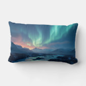 アイスランドオーロラ ランバークッション (裏面)