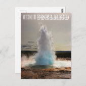 アイスランドガイザーストロククル ポストカード (正面/裏面)