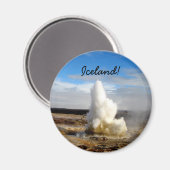アイスランドガイザー マグネット (正面/裏面)