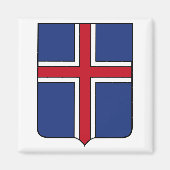 アイスランドコートオブアームズマグネット マグネット (正面)