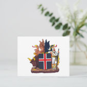 アイスランドコートオブアームズ ポストカード (スタンド正面)