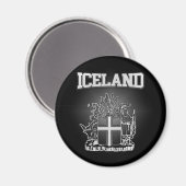 アイスランドコートオブアームズ マグネット (正面/裏面)