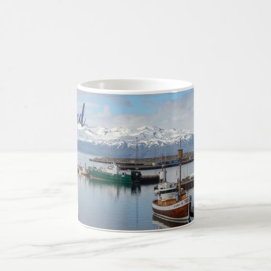 アイスランドコーヒーマグカップフサヴィク土産メメントホテル コーヒーマグカップ (中央)