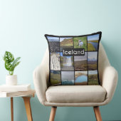 アイスランドサマーランドスケープコラージュ クッション (椅子)
