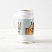 アイスランドシェプドッグ20150904 ビールジョッキ (正面左)