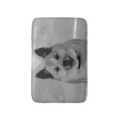 アイスランドシェプドッグ20151203 バスマット (正面縦)