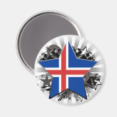 アイスランドスター マグネット (正面/裏面)