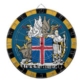 アイスランドダーツボード&フラッグダーツ/ゲームボード ダーツボード (正面)