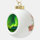 アイスランドノーザンライト セラミックボールオーナメント (右)