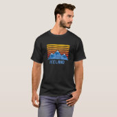 アイスランドハイキング山脈 Tシャツ (正面フル)