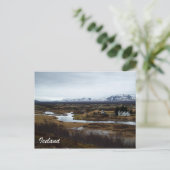 アイスランドハガキ – シンベリル国立公園 ポストカード (スタンド正面)