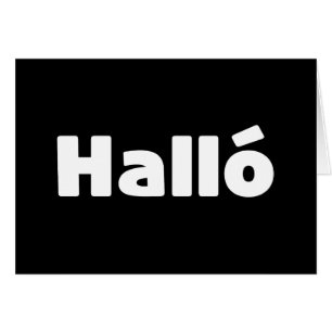 アイスランドハロー{ Hello )イスレンスカ言語カード